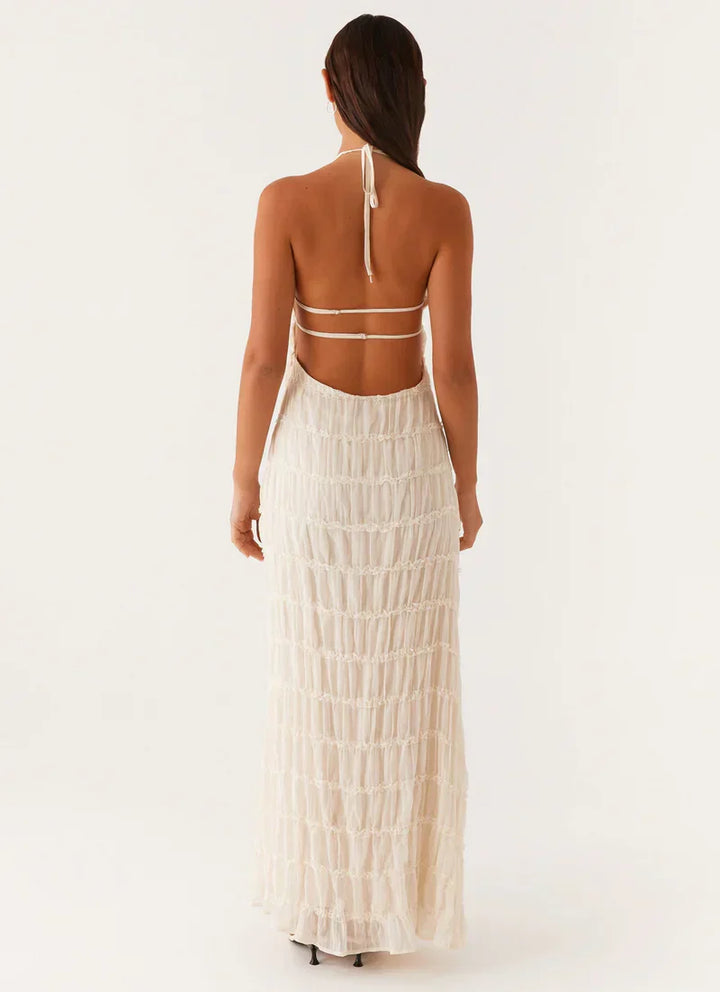 Falkenberg - Elegante Maxi Abito Bohémien