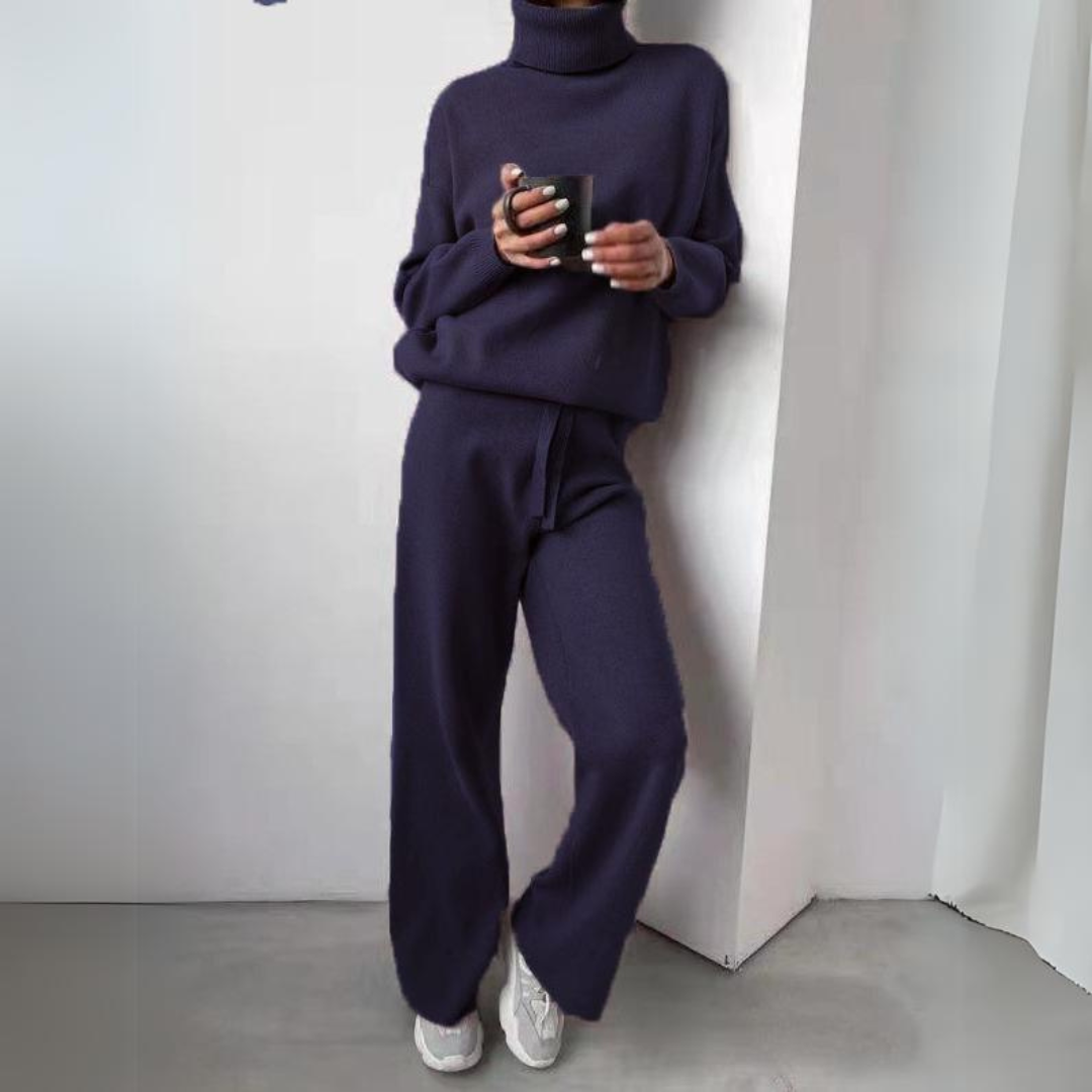 Brugman - Elegante Completo a Due Pezzi Con Collo Alto