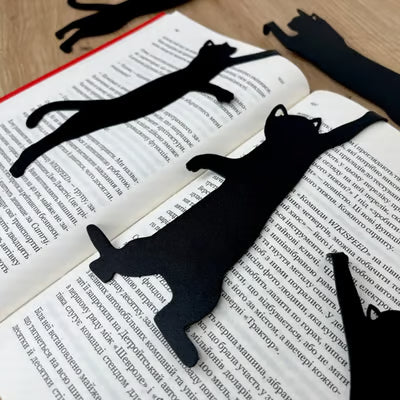 KittyMark - Segnalibri in Metallo a Forma di Gatto
