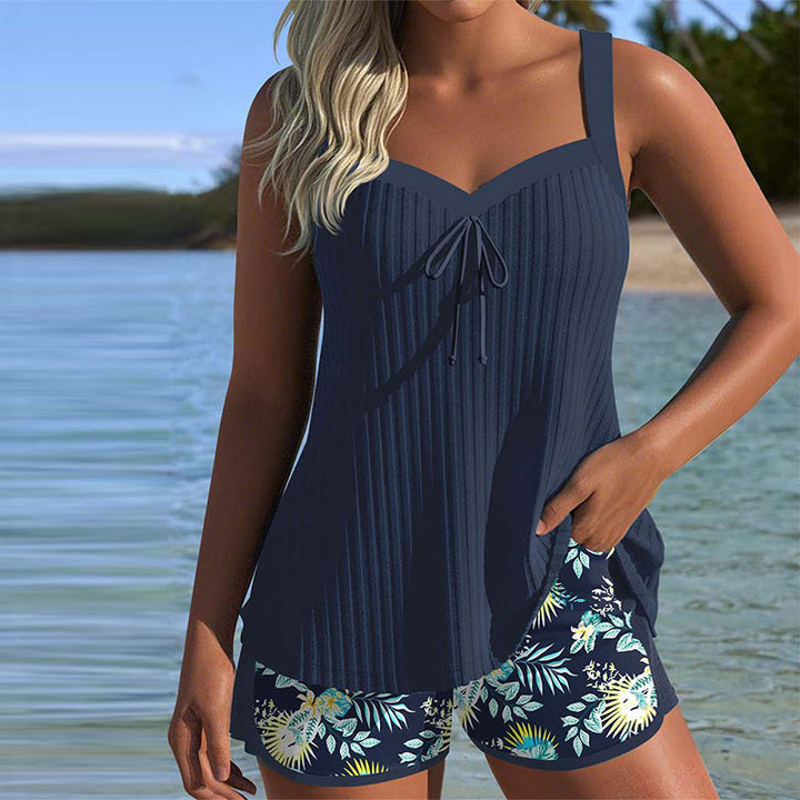 Elvia - Elegante Stampa Floreale Set Tankini