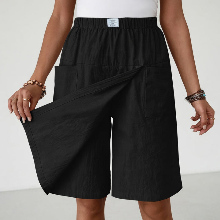 Elinia - Pantaloncini Larghi Dal Taglio Morbido Con Elastico in Vita