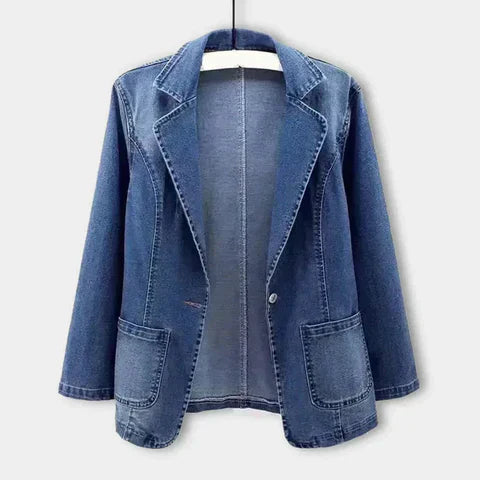 Bogumiła - Elegante Blazer in Denim