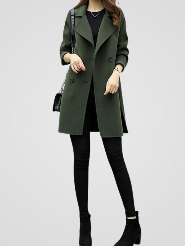 Roxana - Elegante Cappotto Doppiopetto