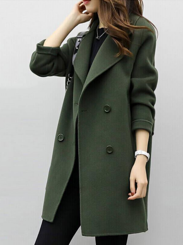 Roxana - Elegante Cappotto Doppiopetto