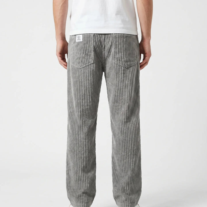 Erdem - Pantaloni a Gamba Larga Con Texture in Velluto a Coste