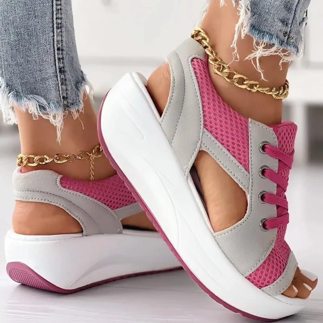 Nayeli - Sandalo Casual Con Lacci