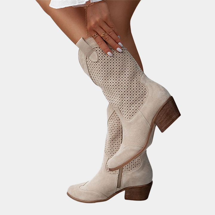 Gulfira - Stivale da cowboy Ortopedico Ultra Confortevole