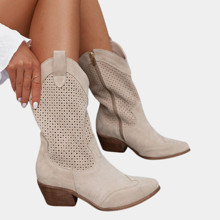 Gulfira - Stivale da cowboy Ortopedico Ultra Confortevole