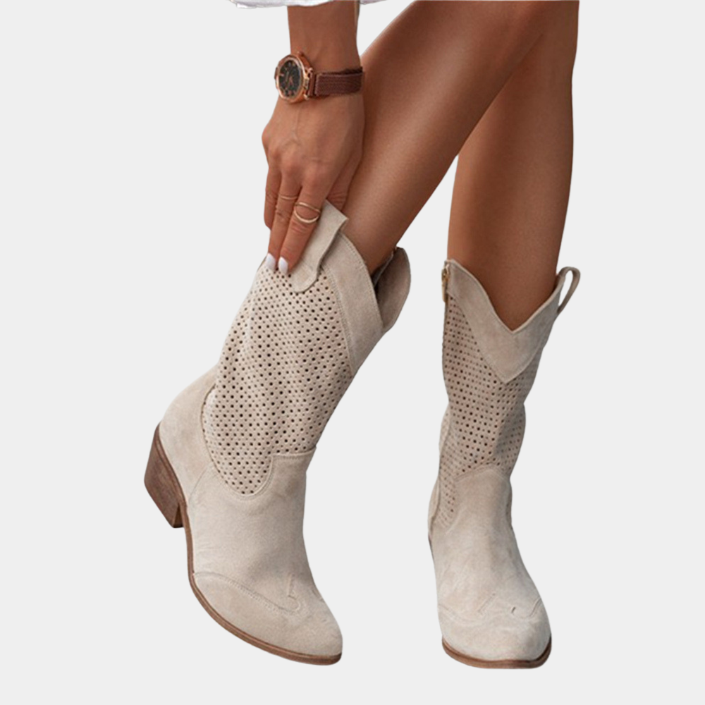 Gulfira - Stivale da cowboy Ortopedico Ultra Confortevole