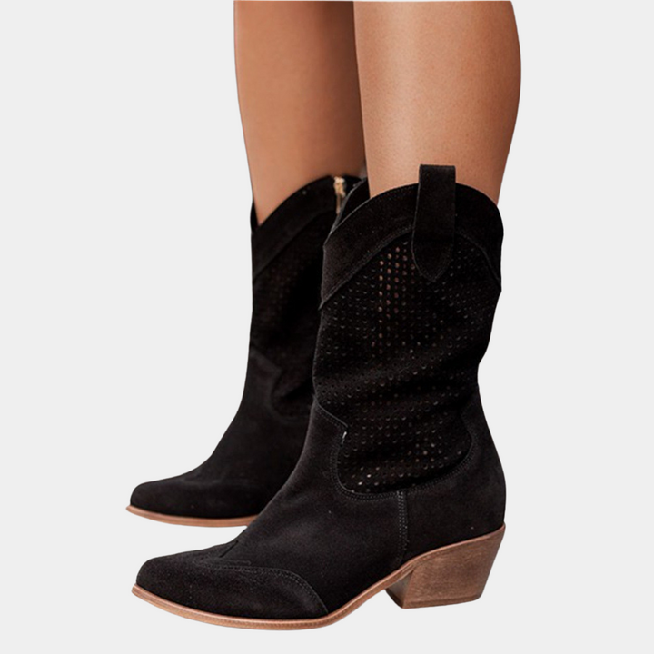 Gulfira - Stivale da cowboy Ortopedico Ultra Confortevole