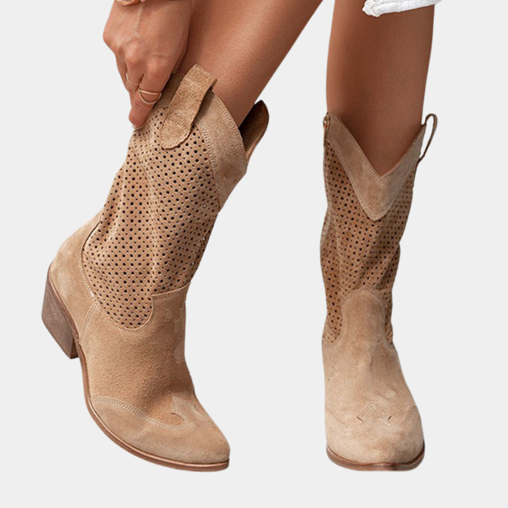 Gulfira - Stivale da cowboy Ortopedico Ultra Confortevole