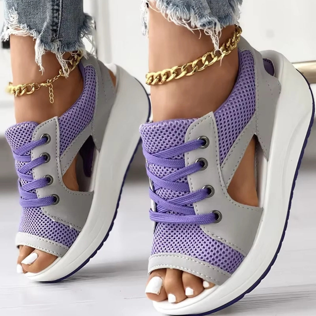 Nayeli - Sandalo Casual Con Lacci