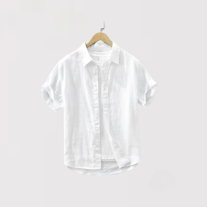 Kurtis - Camicia di Lino a Maniche Corte