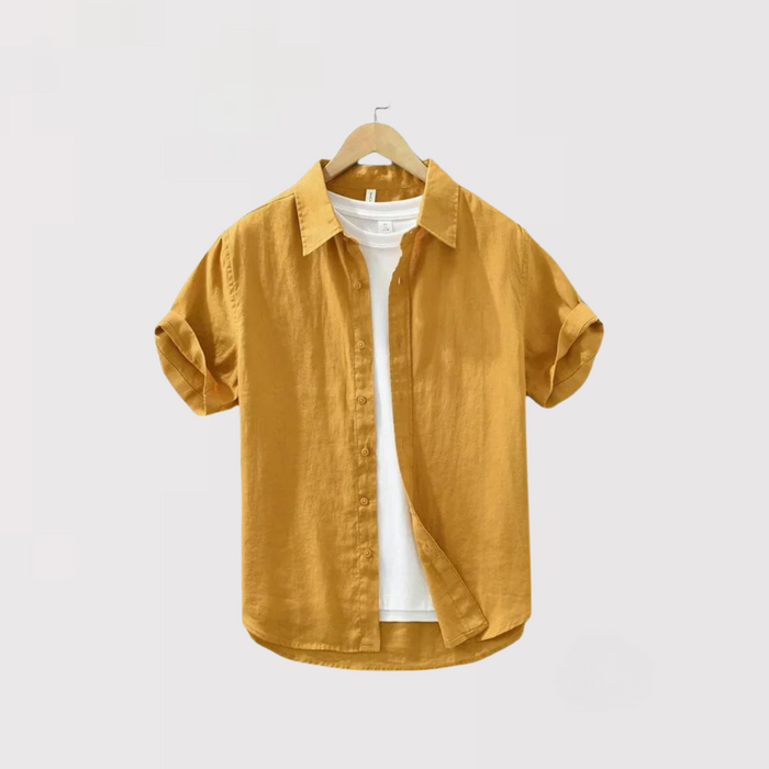 Kurtis - Camicia di Lino a Maniche Corte
