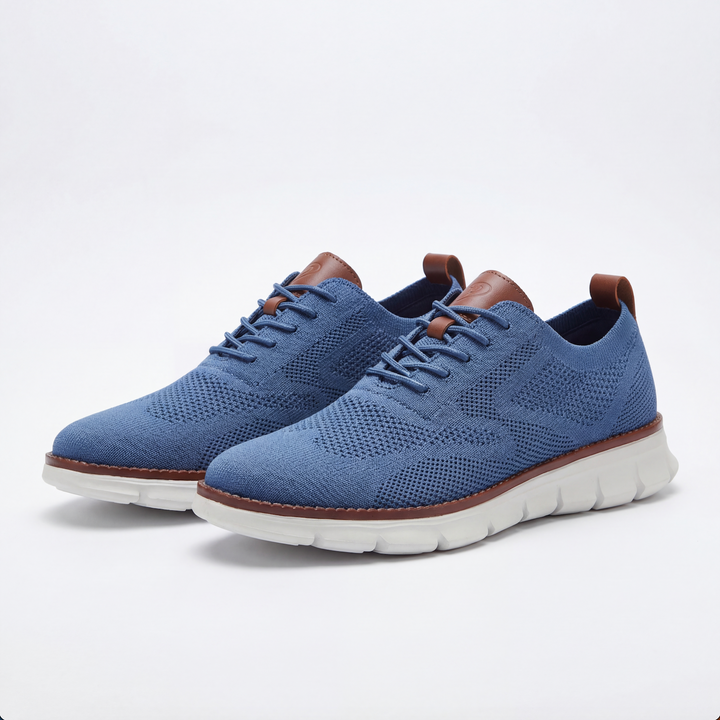 Muhittin - Sneakers con Tomaia in Maglia e Chiusura con Lacci