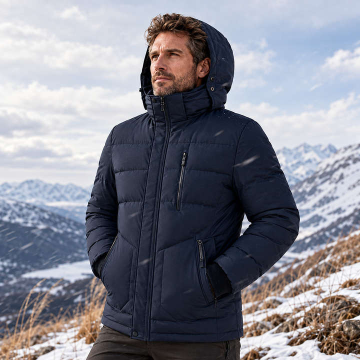 Jahsiah - Cappotto Invernale Foderato in Pile