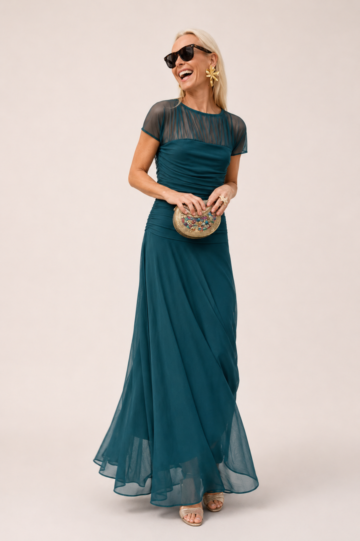 Lesliy - Elegante Abito in Chiffon