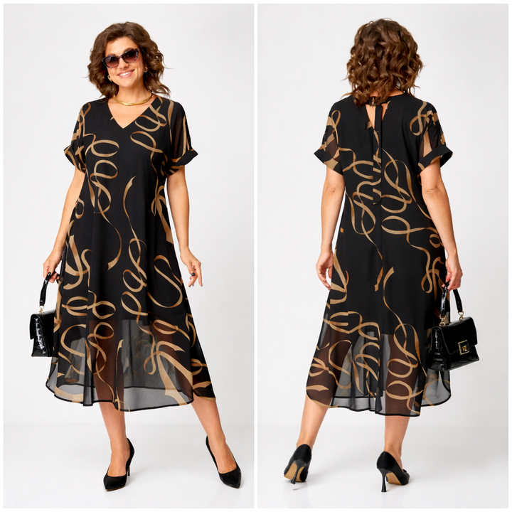 Pavla - Abito Elegante a Maniche Corte