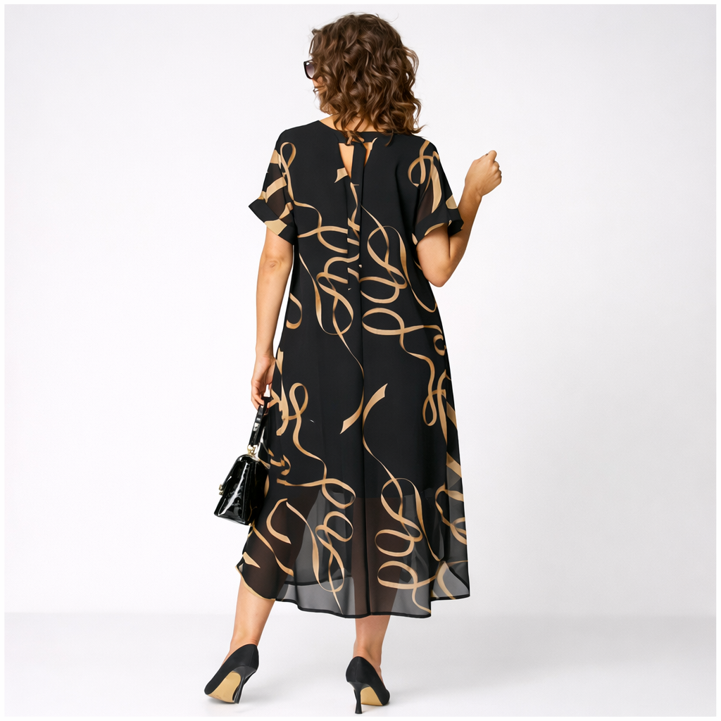 Pavla - Abito Elegante a Maniche Corte