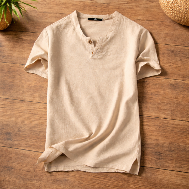 Freddoe - Camicia a Maniche Corte Con Bottoni
