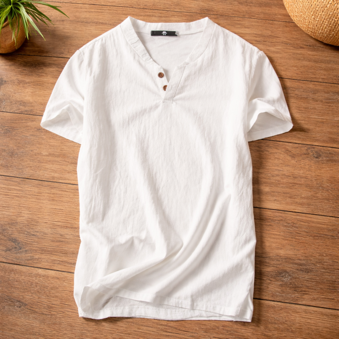 Freddoe - Camicia a Maniche Corte Con Bottoni