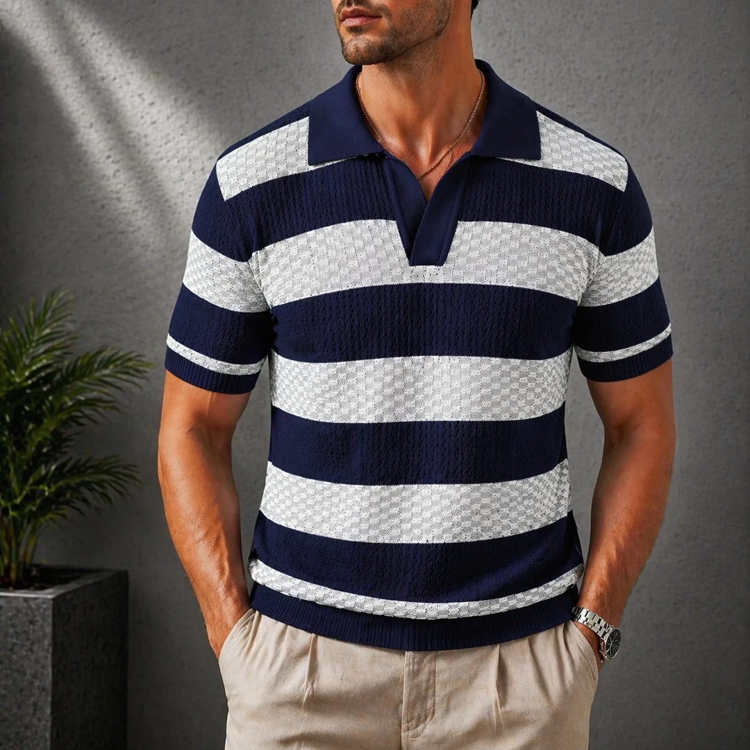 Leunard - Polo in maglia a righe