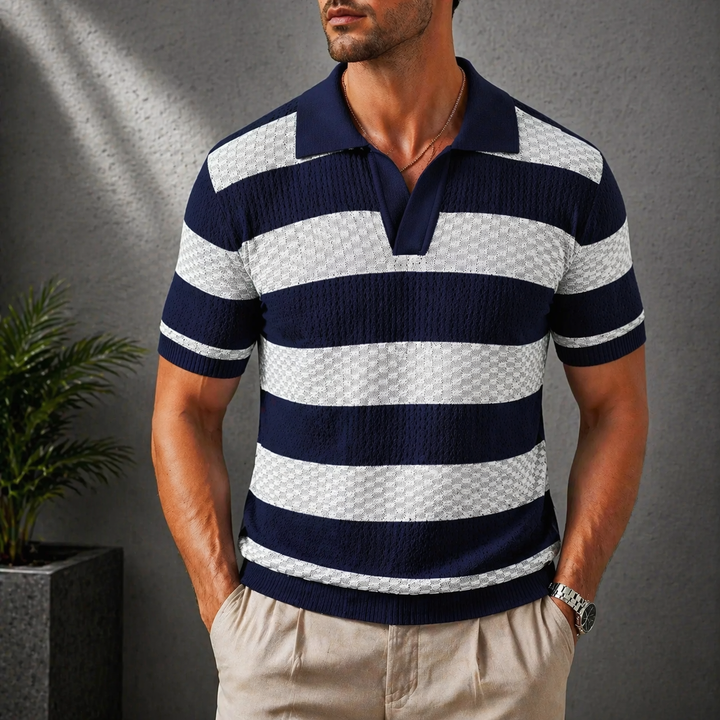 Leunard - Polo in maglia a righe