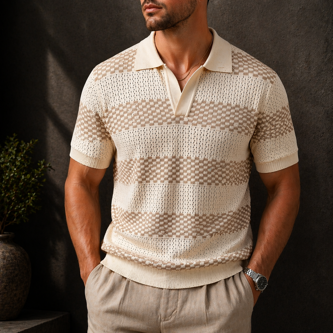 Leunard - Polo in maglia a righe
