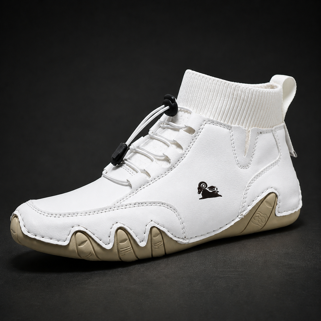Tuncer - Scarpa da Ginnastica in Pelle Con Lacci