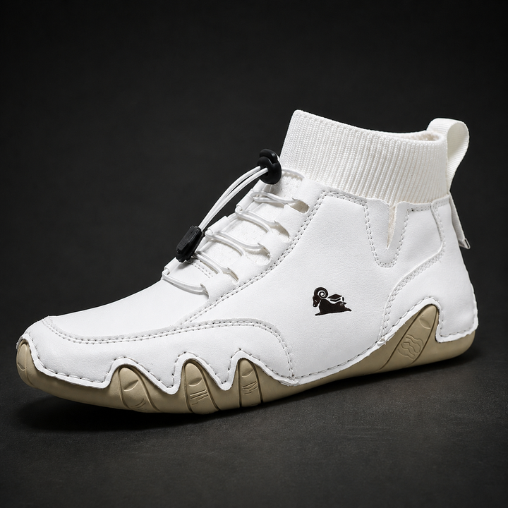 Tuncer - Scarpa da Ginnastica in Pelle Con Lacci