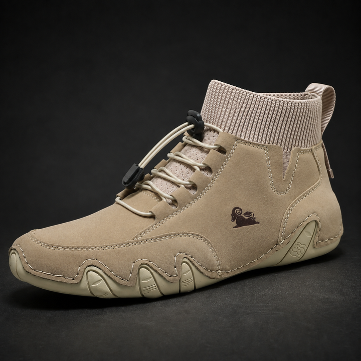 Tuncer - Scarpa da Ginnastica in Pelle Con Lacci
