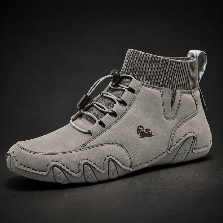Tuncer - Scarpa da Ginnastica in Pelle Con Lacci