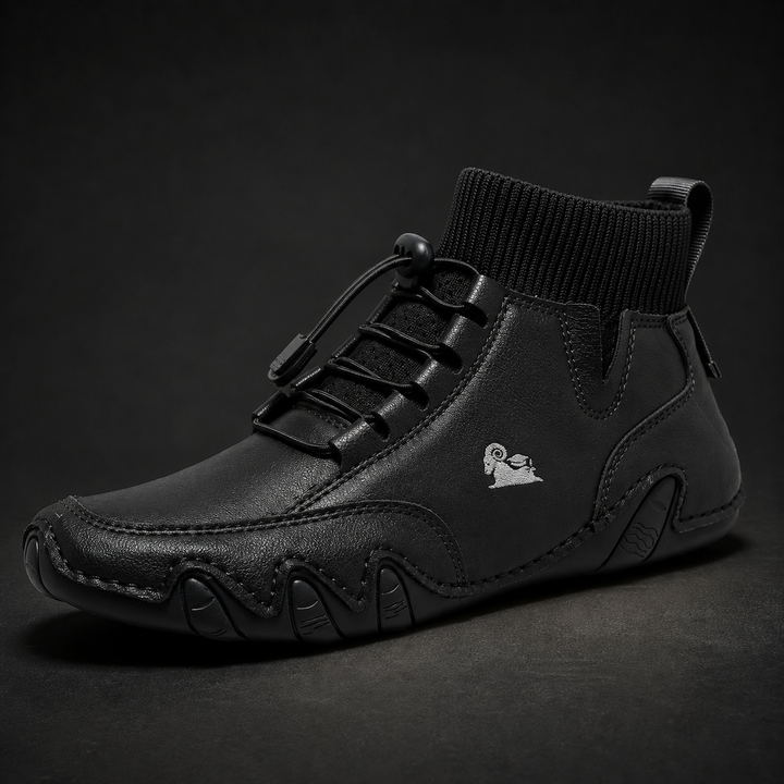 Tuncer - Scarpa da Ginnastica in Pelle Con Lacci