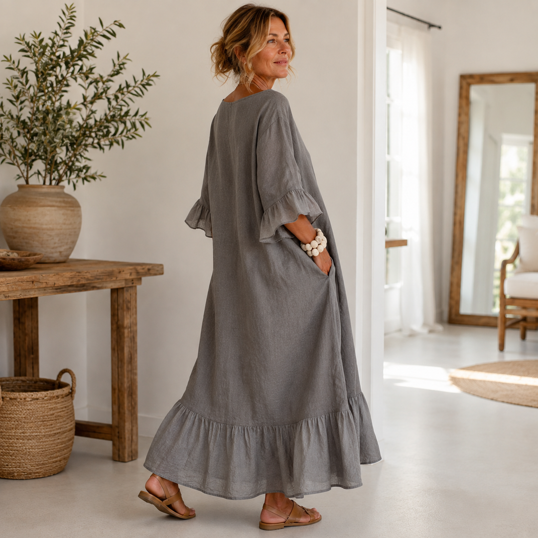 Hannele - Abito Casual Con Volant E Tasca