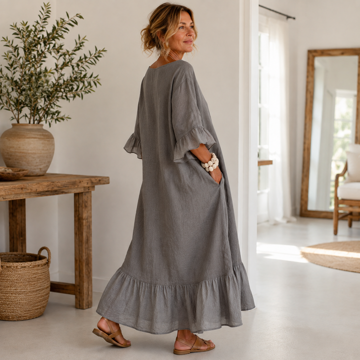 Hannele - Abito Casual Con Volant E Tasca