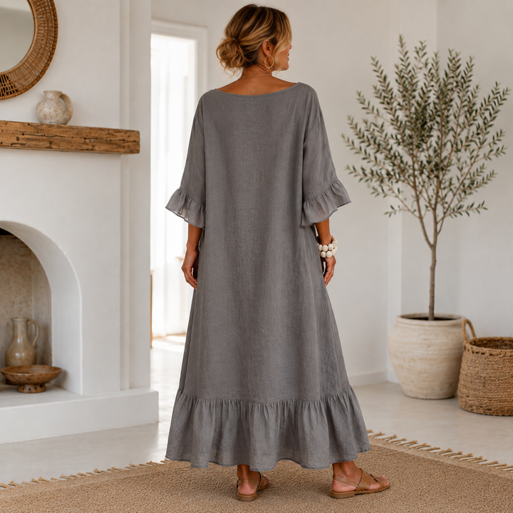 Hannele - Abito Casual Con Volant E Tasca