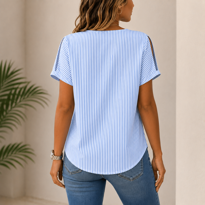 Shirri - Camicetta Casual a Righe
