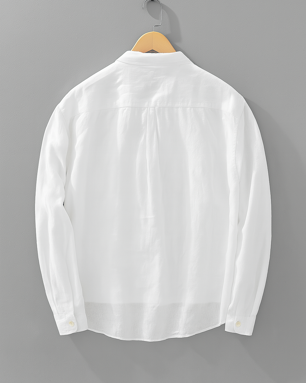 Antuan - Comoda Camicia a Maniche Lunghe Con Tasca Frontale