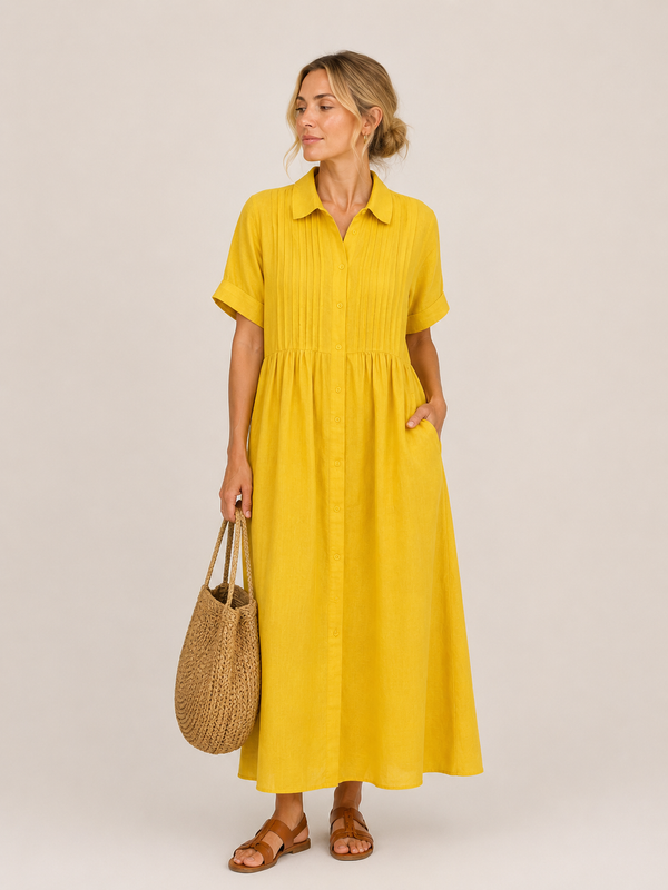 Anjali - Abito Midi Stile Camicia Estiva