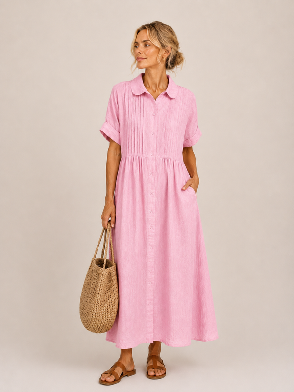 Anjali - Abito Midi Stile Camicia Estiva