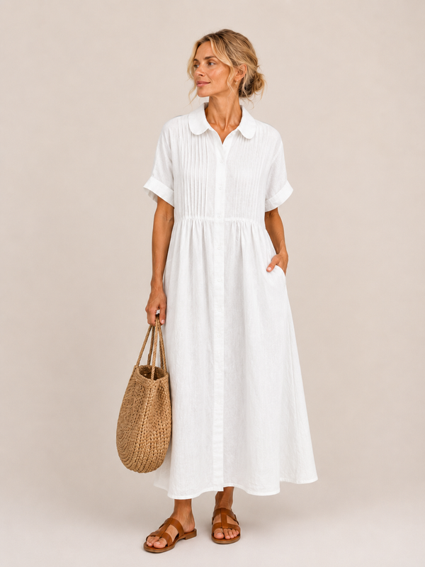 Anjali - Abito Midi Stile Camicia Estiva