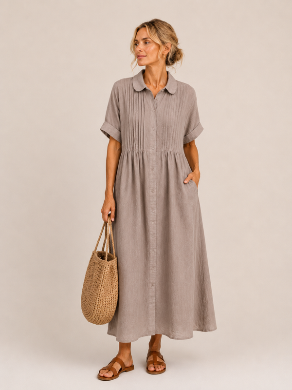Anjali - Abito Midi Stile Camicia Estiva