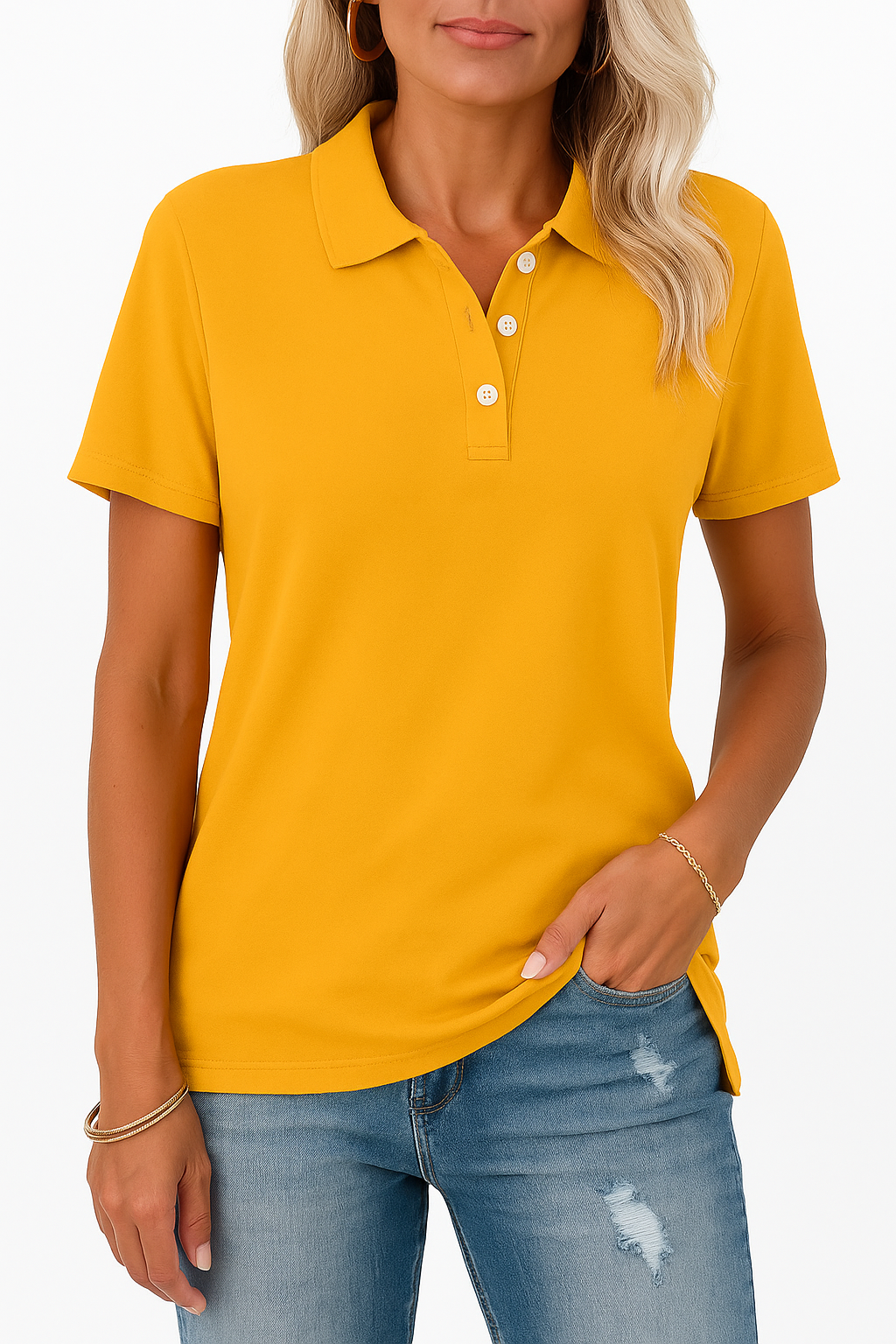 Kathie - Elegante Polo Maglietta