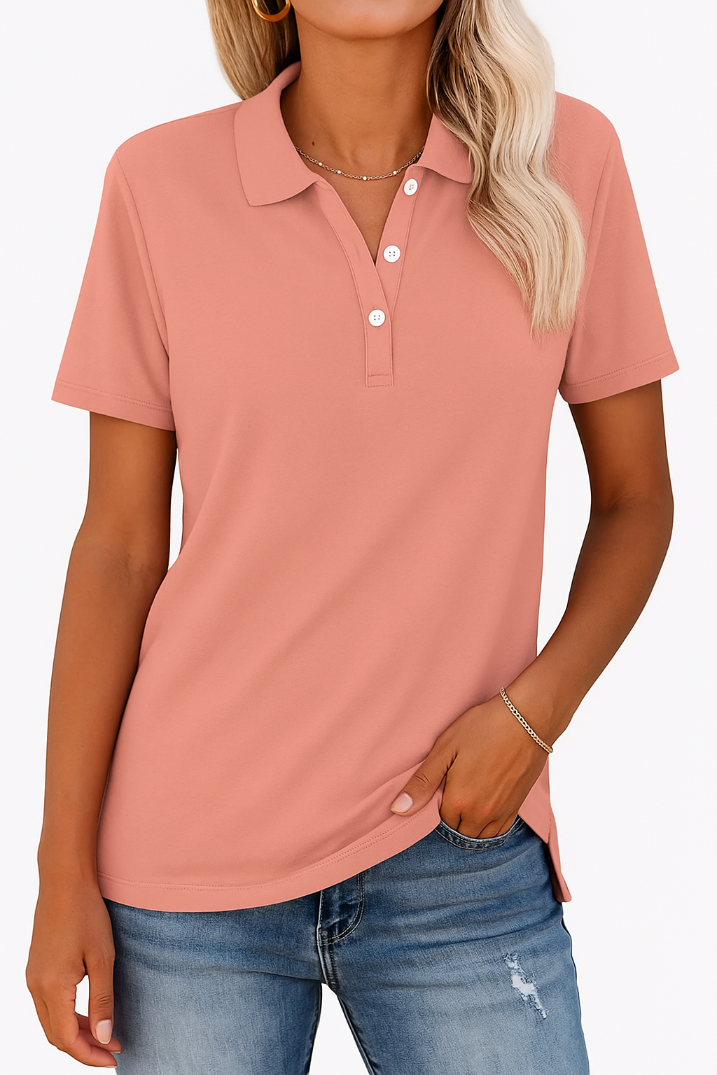 Kathie - Elegante Polo Maglietta