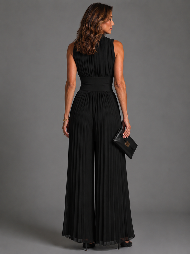 Perrine - Tuta in Chiffon Plissettato