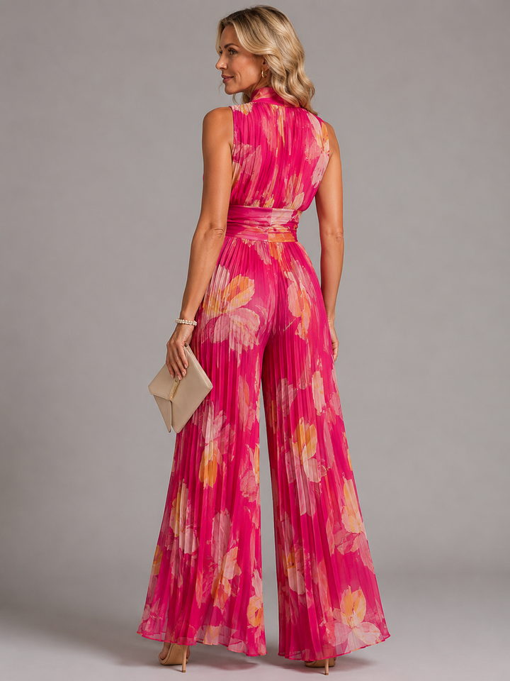 Perrine - Tuta in Chiffon Plissettato