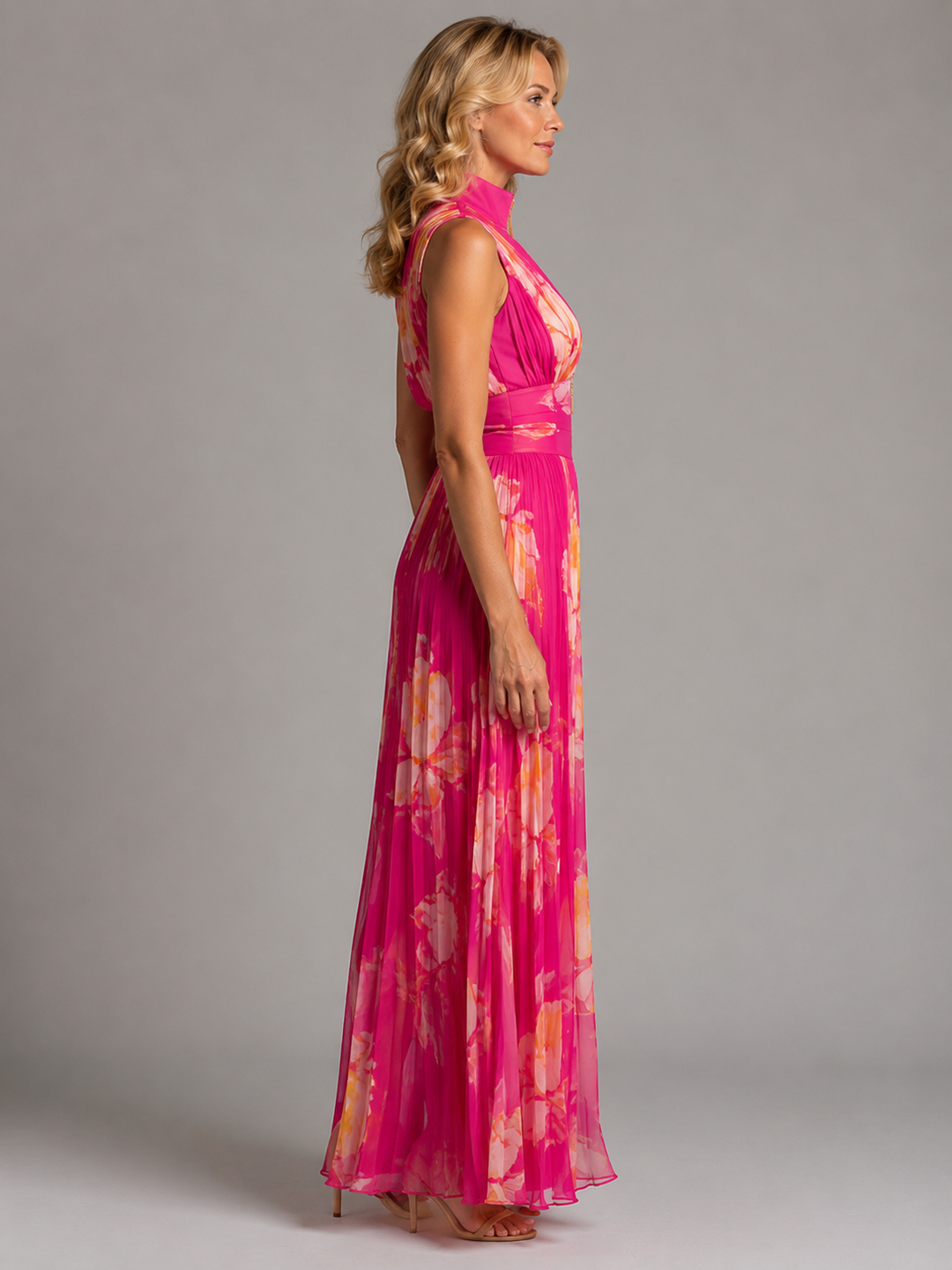 Perrine - Tuta in Chiffon Plissettato