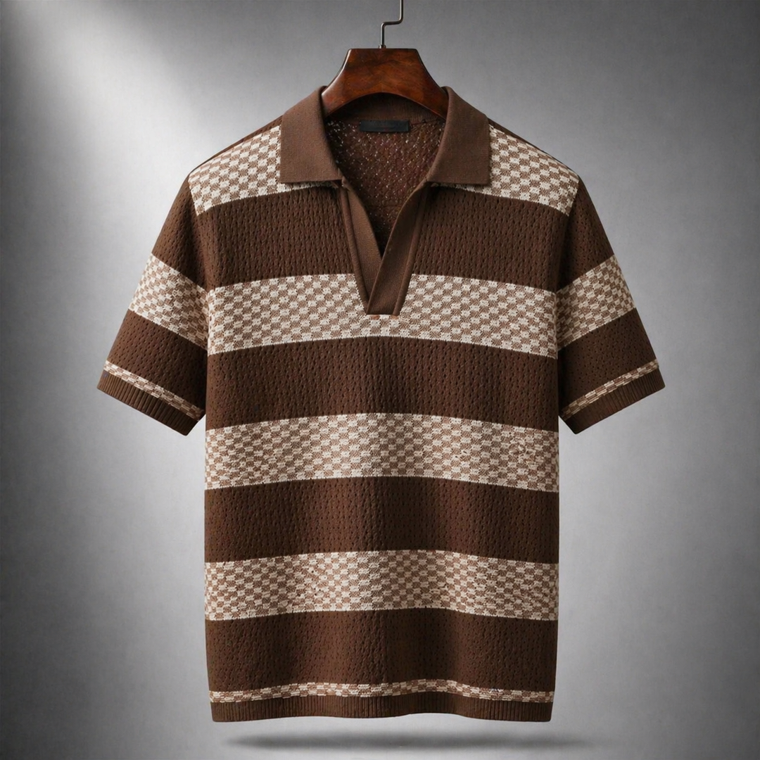 Leunard - Polo in maglia a righe