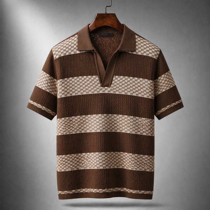 Leunard - Polo in maglia a righe