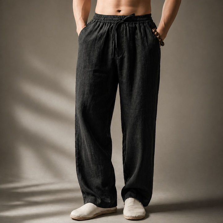 Samoel - Pantaloni Classici in Lino